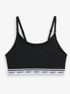 Sale Next Maternity Nursing Crop Ultimate Comfort Tops 2 Pack Black/Grey