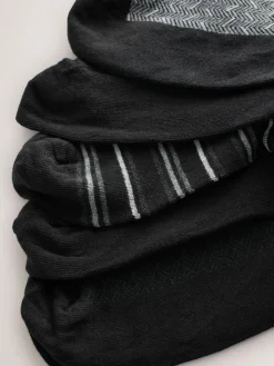 Outlet Next Pattern Smart Socks 5 Pack Black/Grey