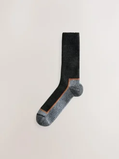 Online Next Black/Grey Thermal Workwear Socks 2 Pack