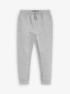 Online Next Slim Fit Joggers 3 Pack (3-16yrs) Black/Grey/Charcoal