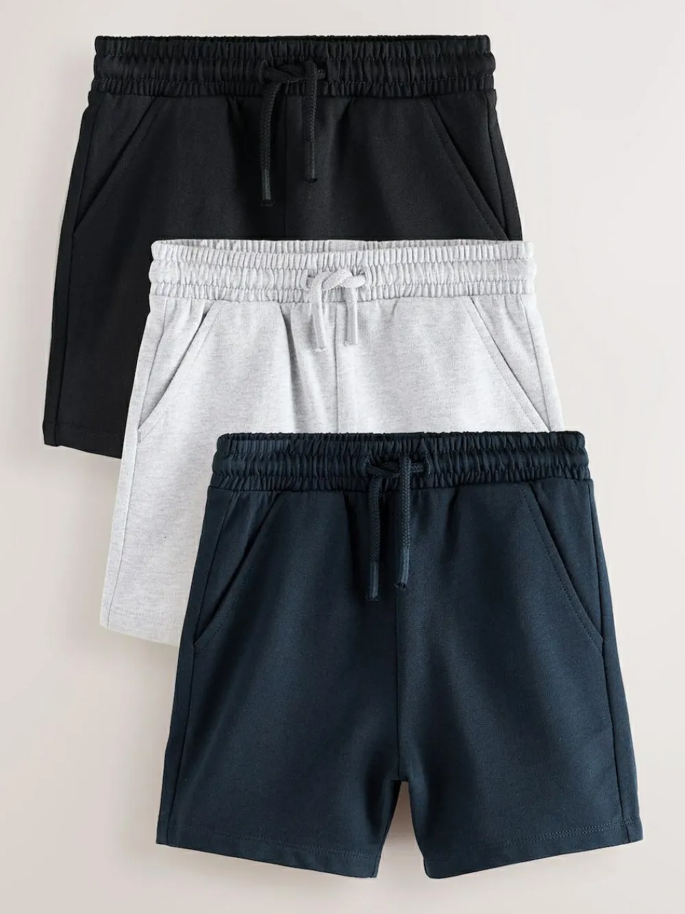 Next Jersey Shorts 3 Pack (3mths-7yrs)^BOY Shorts|Shorts