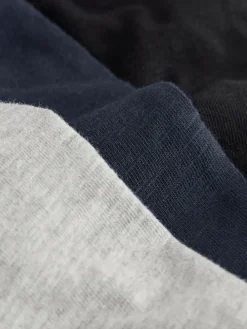 Next Black/Grey/Navy Blue Lightweight Shorts 3 Pack (3mths-7yrs)