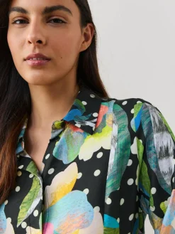 Next Long Sleeve Midi Shirt Dress^Women Midi Dresses