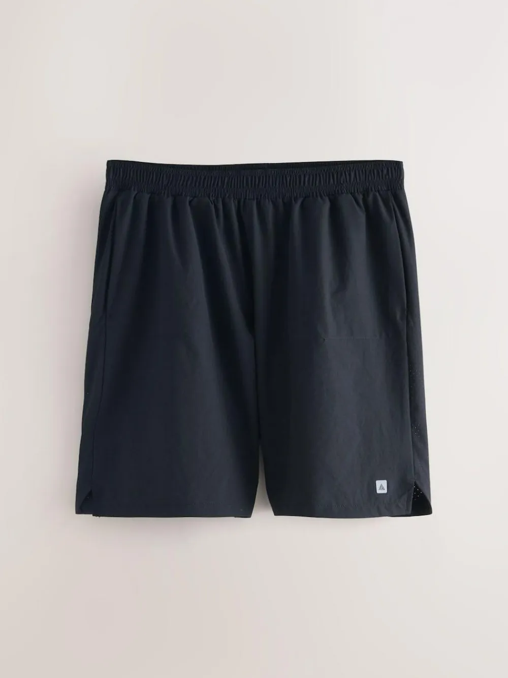 Next Black/Navy Blue 9 Inch Active Gym Sports Shorts 2 Pack