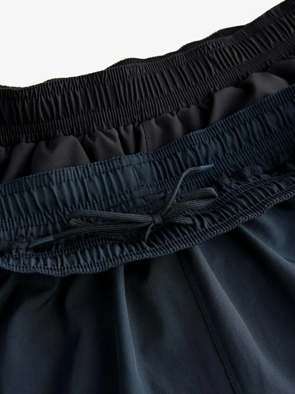 Best Next 7 Inch Active Gym Sports Shorts 2 Pack Black/Navy Blue