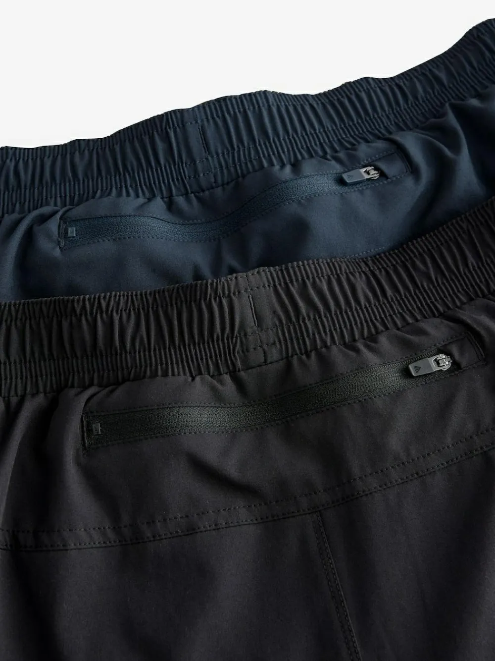 Best Next 7 Inch Active Gym Sports Shorts 2 Pack Black/Navy Blue