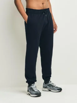 Best Next Black/Navy Blue Cuffed Brushback Heavyweight Open 2 Pack Joggers