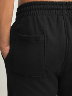 Best Next Black/Navy Blue Cuffed Brushback Heavyweight Open 2 Pack Joggers