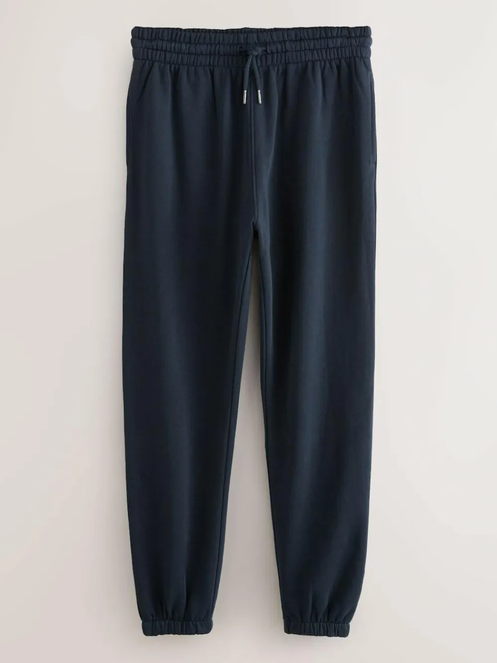 Best Next Black/Navy Blue Cuffed Brushback Heavyweight Open 2 Pack Joggers