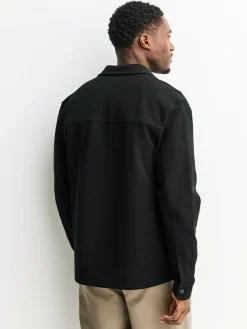 Sale Next Jersey Twill Popper Shackets 2 Pack Black/Navy Blue