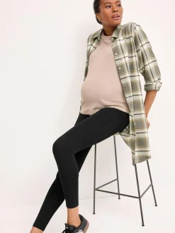 Clearance Next Black/Navy Blue Maternity Essential Leggings 2 Pack