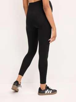 Clearance Next Black/Navy Blue Maternity Essential Leggings 2 Pack