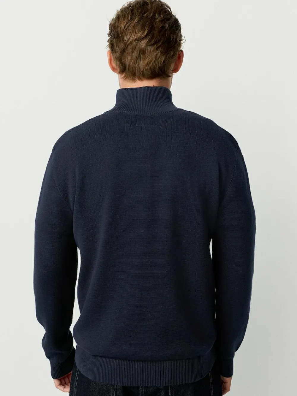 Next N.Premium 100% Cotton Regular Fit Premium Quarter Zip Jumpers 2 Pack^ Nightwear|Knitwear