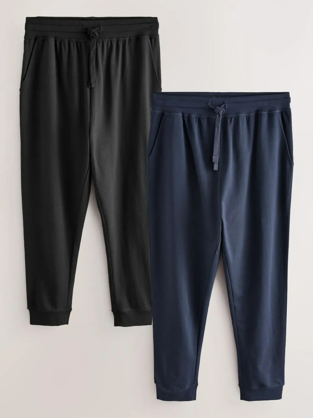 Next Cuffed Loopback Soft Touch 2 Pack Open Joggers^ Pyjamas