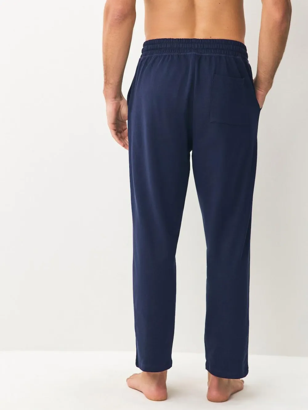 Hot Next Open Loopback Soft Touch 2 Pack Open Joggers Black/Navy