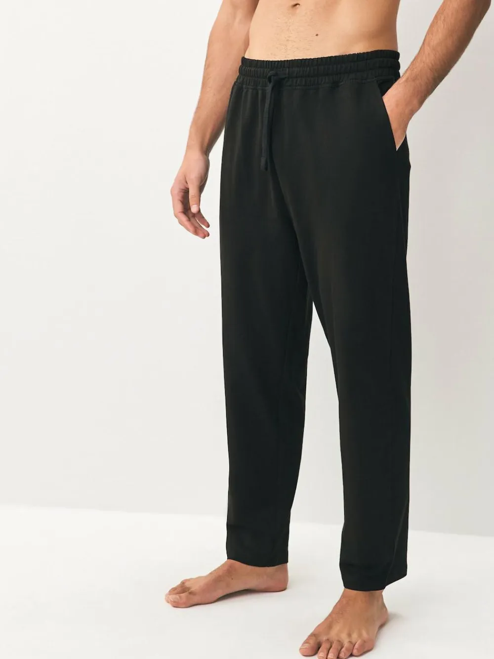 Hot Next Open Loopback Soft Touch 2 Pack Open Joggers Black/Navy