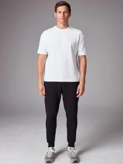 Discount Next Slim Fit Brushback Heavyweight 2 Pack Joggers Black/Navy