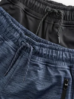 Best Next Zip Pocket Slim Joggers (3-16yrs) Black/Navy