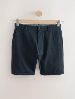 Next Black/Navy/Charcoal Straight Fit Stretch Chinos Shorts 3 Pack^ Shorts