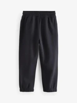 New Next Regular Fit Basic Joggers 5 Pack (3-16yrs) Black/Navy/Grey