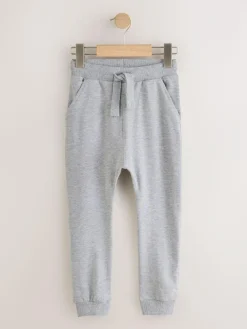 New Next Black/Navy/Grey Skinny Fit Joggers 5 Pack (3mths-7yrs)
