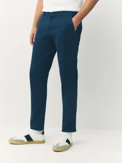 Best Next Black/Navy/Stone/Blue Slim Stretch Chino Trousers 4 Pack