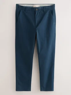 Best Next Black/Navy/Stone/Blue Slim Stretch Chino Trousers 4 Pack