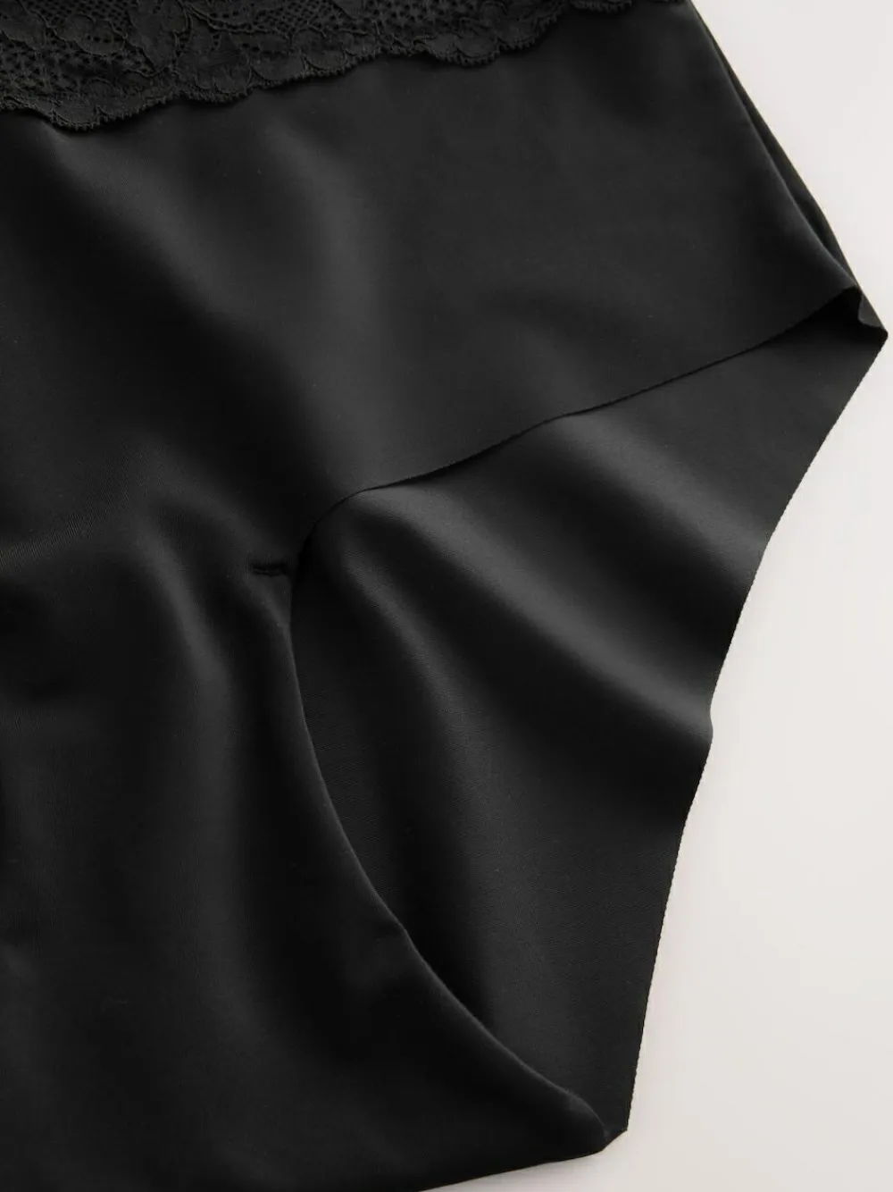 Next Black/Nude High Waist Lace Tummy Control Light Shaping Knickers 2 Pack