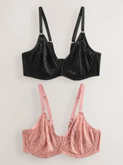 Next DD-G Lace Non Pad Full Cup Bras 2 Pack^Women Dd+ Range