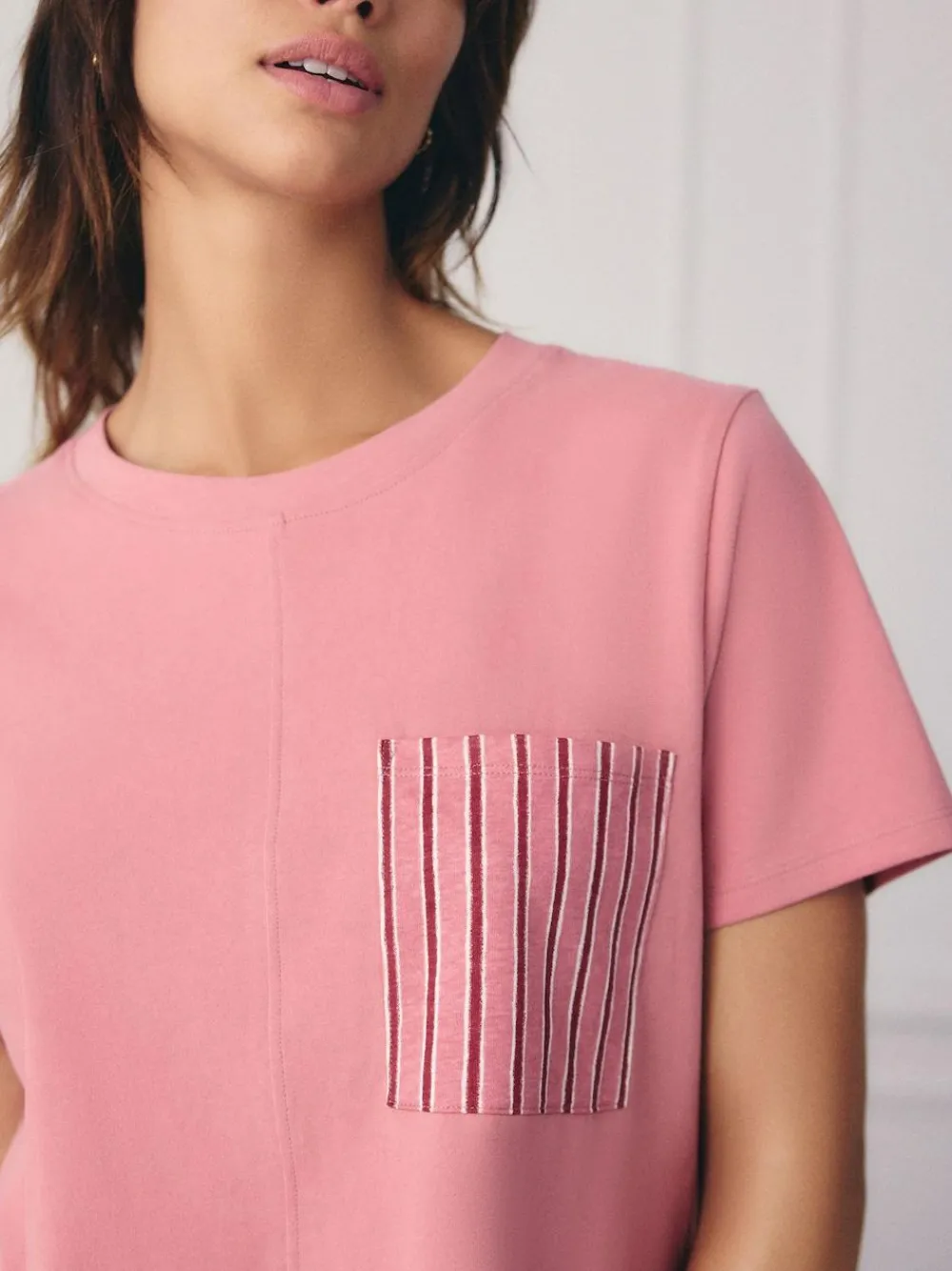 Best Next Short Set Pyjamas 2 Pack Black/Pink Stripe