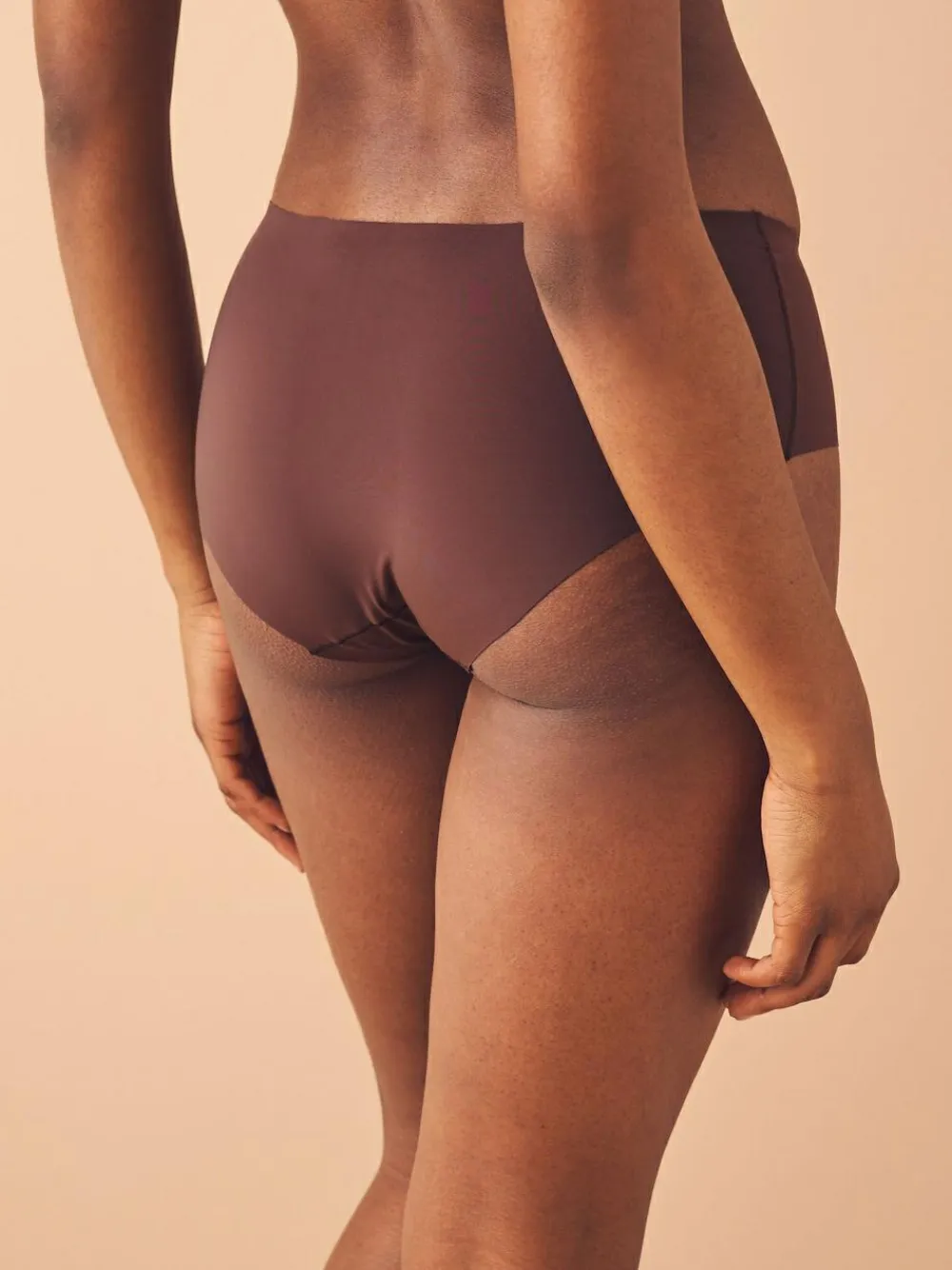 Discount Next Short No VPL Comfort Knickers 3 Pack Black/Praline Nude/Chocolate Nude