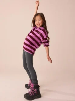 Next Black/Purple Printed Waterproof Walking Boots^ Boots & Wellies