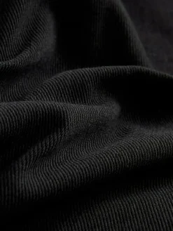 Hot Next Jersey Denim Wide Leg Trousers 2 Pack Black/Rinse Blue