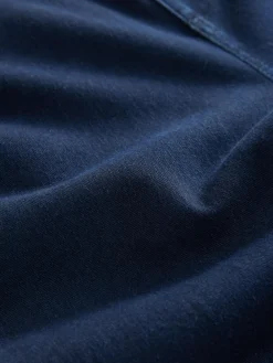 Hot Next Jersey Denim Wide Leg Trousers 2 Pack Black/Rinse Blue