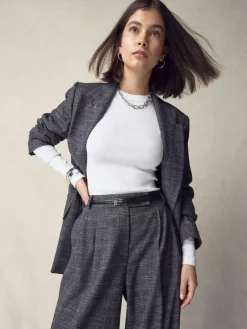 Next N. Premium Skinny Made In Italy Leather Belt^Women Belts