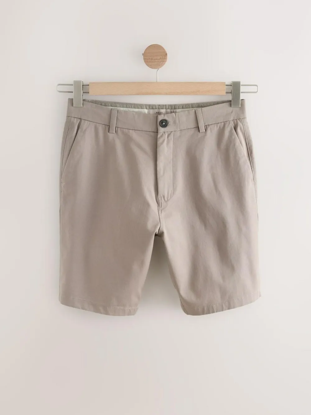 Sale Next Straight Fit Stretch Chino Shorts 4 Pack Black/Vintage Blue/ White/ Mushroom