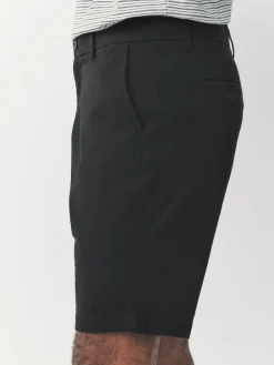 Sale Next Straight Fit Stretch Chino Shorts 4 Pack Black/Vintage Blue/ White/ Mushroom