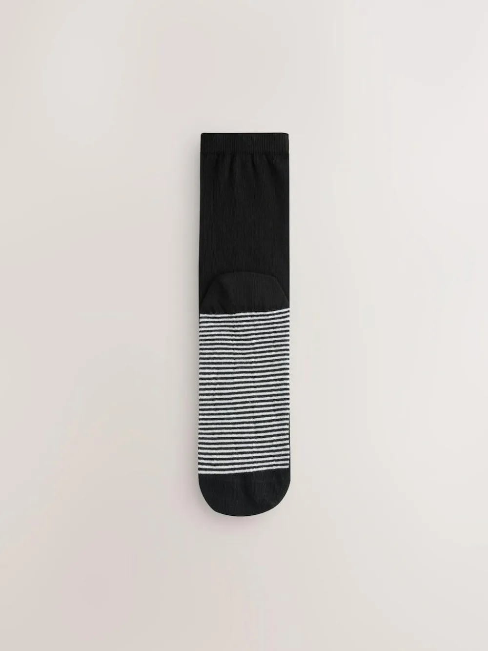 Outlet Next Black/White Spots/Stripe Footbed Ankle Socks 4 Pack Black/WhiteSpots/Stripe
