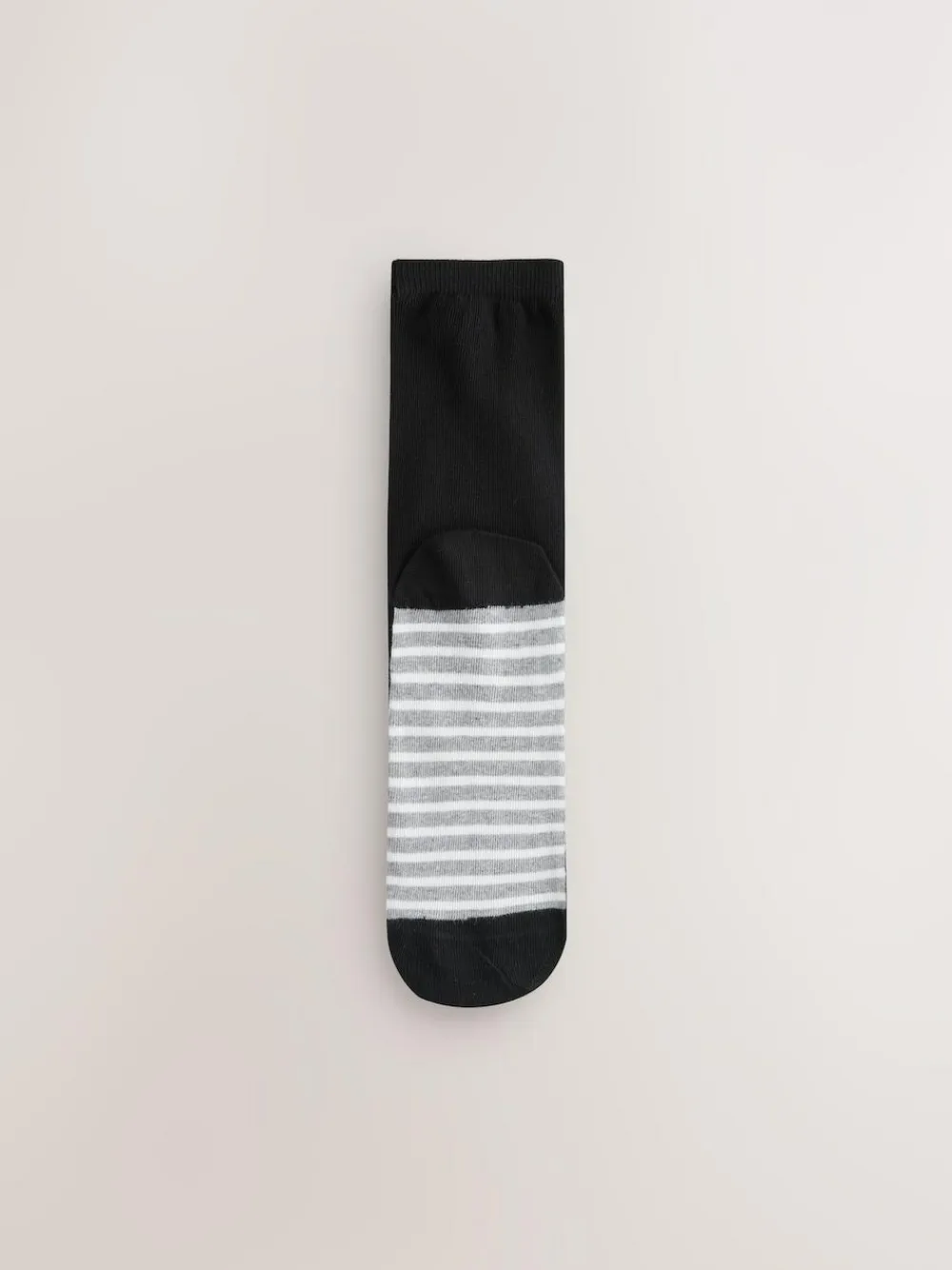 Outlet Next Black/White Spots/Stripe Footbed Ankle Socks 4 Pack Black/WhiteSpots/Stripe