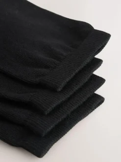 Outlet Next Black/White Spots/Stripe Footbed Ankle Socks 4 Pack Black/WhiteSpots/Stripe