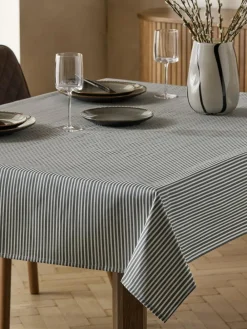 Next Bronx Stripe Wipe Clean Tablecloth^ Table Linen, Placemats & Coasters