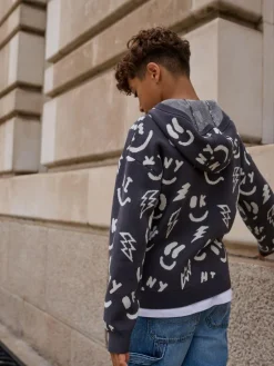 Next Knitted Hoodie (3-16yrs)^BOY Knitwear & Sweaters|Knitwear