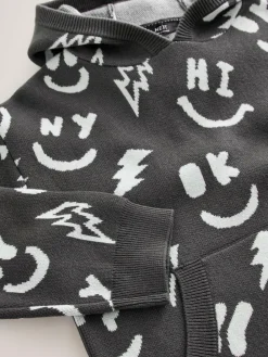 Next Knitted Hoodie (3-16yrs)^BOY Knitwear & Sweaters|Knitwear