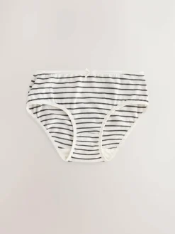 Best Next Ditsy Print Briefs 5 Pack (1.5-16yrs) Black/White