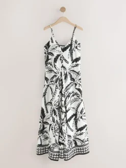 Next Fruit Print Volume Maxi Dress^Women Maxi Dresses