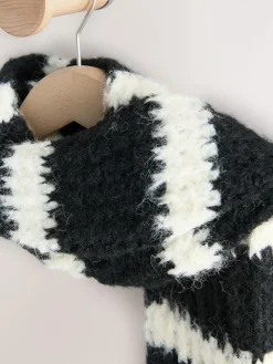 Next Knitted Wool Blend Striped Scarf^Women Hats, Gloves & Scarves|Hats, Gloves & Scarves