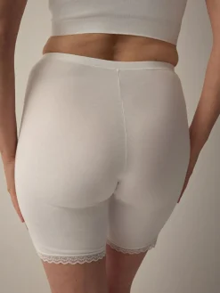 Next Black/White Menopause Friendly Cooling Thigh Smoothing Shorts 2 Pack^Women Shapewear