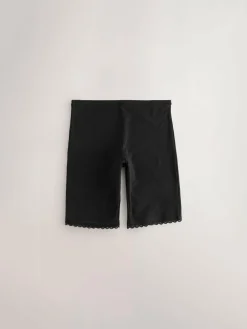 Next Black/White Menopause Friendly Cooling Thigh Smoothing Shorts 2 Pack^Women Shapewear