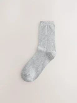 Discount Next Ankle Socks 7 Pack Black/White Mix Print