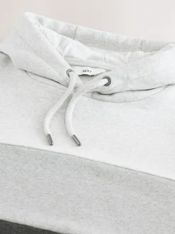 Discount Next Overhead Hoodie Colour Blocking Sweatshirt Black/White